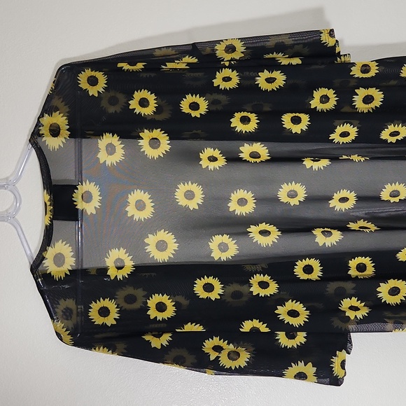 Love Maternity Sunflower Duster Kimono Short Sleeve One Size - Picture 10 of 13